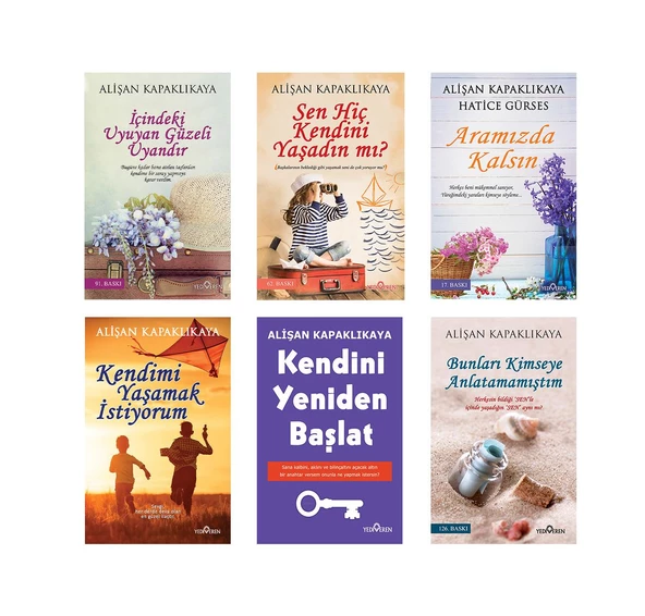 Alişan Kapaklıkaya Seti 6 Kitap Takım - Yediveren Yayınları ürün görseli 1