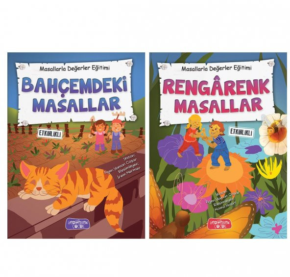 Ciltli Renkli Masal Kitapları Seti 2 Kitap Takım ürün görseli 1