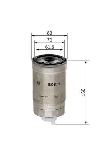 Bosch 1457434310 Mazot Filtresi Punto 1999 - 1.9 Jtd (188... ürün görseli 1