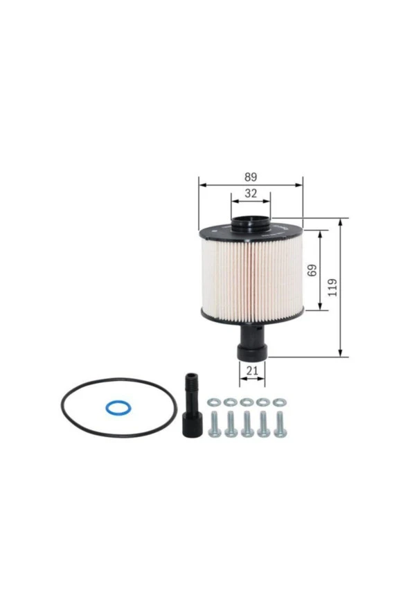 Bosch F026402825 Yakıt Filitresi Clıo Iv-kangoo-laguna Iıı-captur-duster-sandero Iı-mıcra V ürün görseli 1