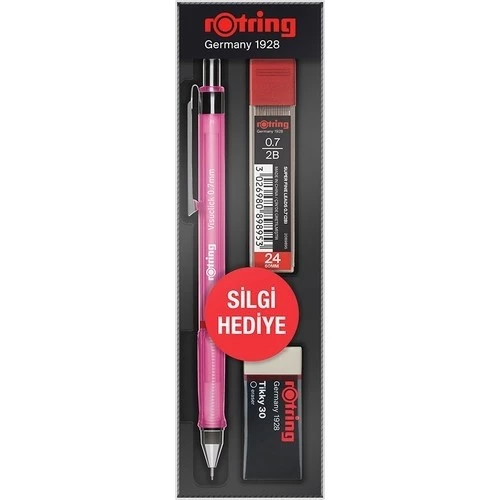 Rotring Visuclick Versatil Kalem Okul Seti Pembe 0.7 Mm RO-VK07 ürün görseli 1