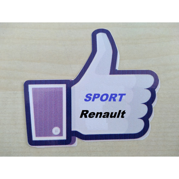 RENAULT EL sticker 7cmx6cm (RENAULT sticker) RENAULT logosu - RENAULT arması - RENAULT ETİKETİ ürün görseli 1