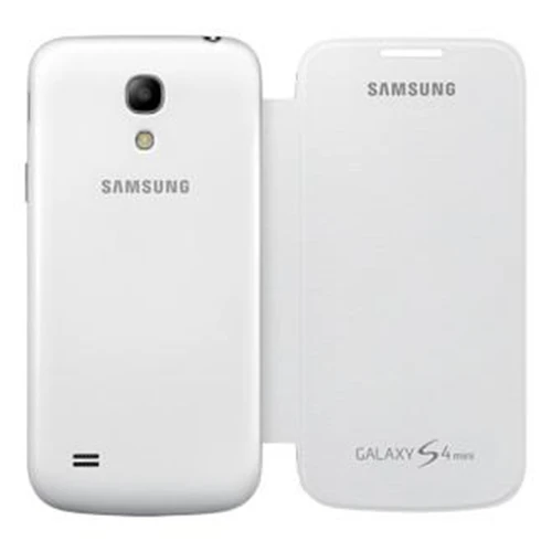 Samsung i9190 Galaxy S4 Mini Orjinal Flip Cover Kılıf - Beyaz (Outlet) ürün görseli 1