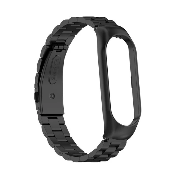 Gpack Xiaomi Mi Band 7 Kordon Metal Sıralı Kordon KRD 04 ürün görseli 1