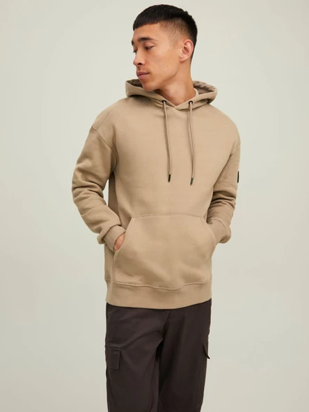 JACK JONES Erkek Kapüşonlu Ve Cepli Sweatshirt 12216342 ürün görseli 1