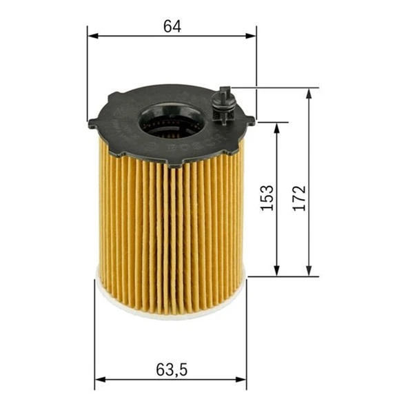 Yağ Filtresi Bmw 1-3-5-X1-X3 F026407072 ürün görseli 1