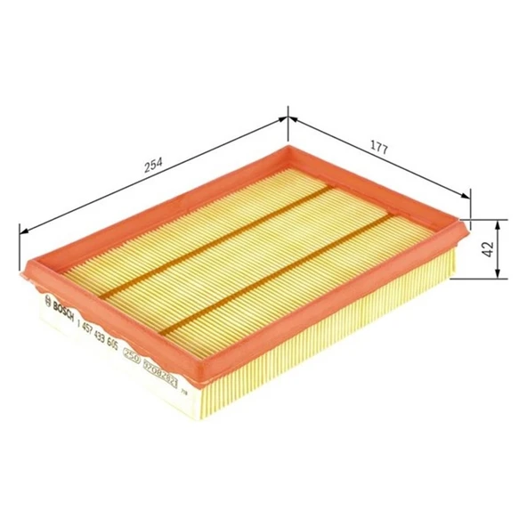 Hava Filtresi Fıesta Iv 1.8 Dzl.-Puma 95 0986TF0111 1457433605 ürün görseli 1