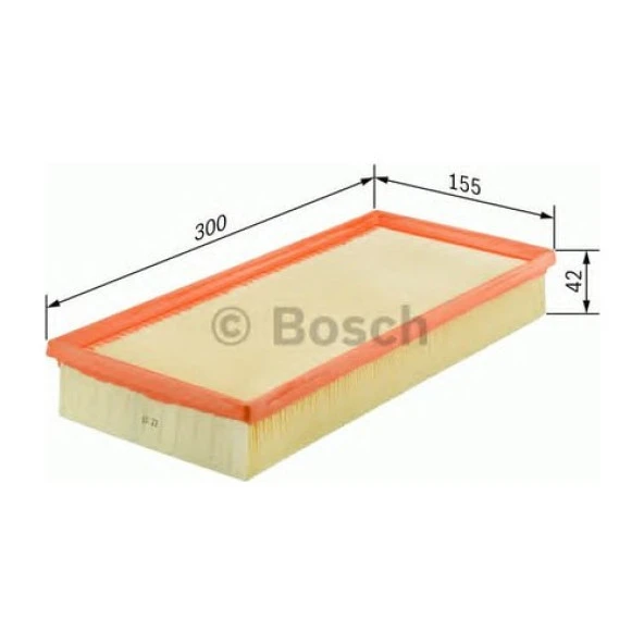 Bosch Hava Filtresi Vw Golf V Polo 1 4 Fsı 02 ürün görseli 1