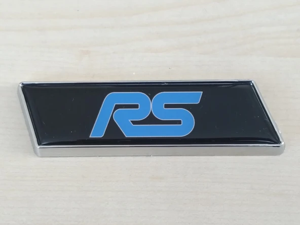 RS ARMASI 10x3cm KÖŞELİ SPORT ARMA (RS LOGOSU) RS YAZISI - ÇAMURLUK ve BAGAJ ARMASI ürün görseli 1