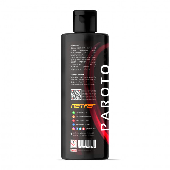 Netfer Paroto Cila Boya Koruma - 250 mL - Resim 2