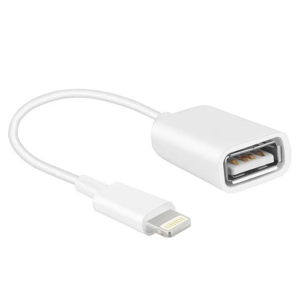 Lightning To USB Camera Adapter  JH-0514 - Beyaz - Resim 2