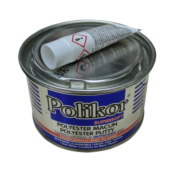 Polikor Polyester Çelik Macun Net 400gr ürün görseli 1