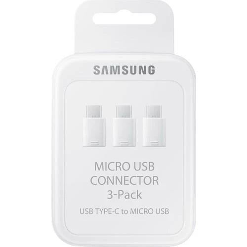 Samsung Micro USB to USB Type C Adaptörü Orjinal 3-Pack EE-GN930KWEGWW ürün görseli 1
