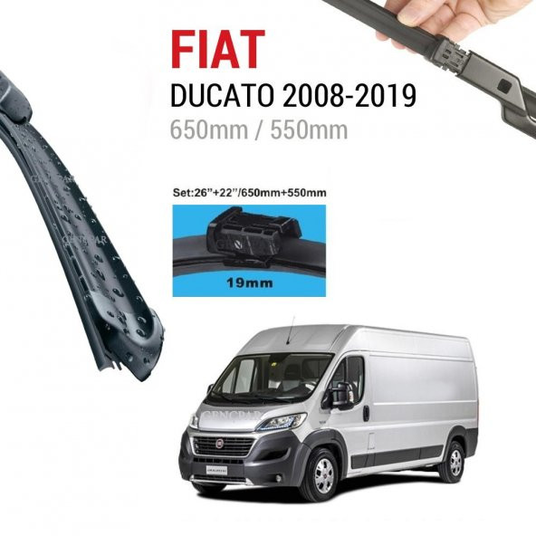 FİAT DUCATO SİLECEK TAKIMI (2008-2019) ürün görseli 1