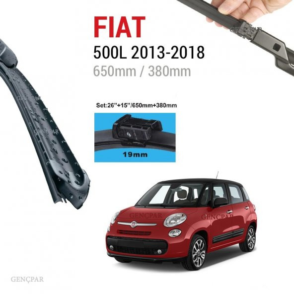 FİAT 500L SİLECEK TAKIMI  (2013-2018) ürün görseli 1