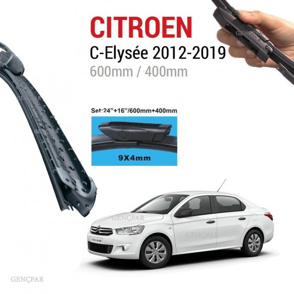 Citroen C-Elysee Silecek Takımı 2012-2019 ürün görseli 1