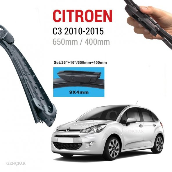 Citroen C3 Silecek Takımı 2010-2015 ürün görseli 1