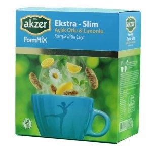 Akzer Açlık Otu Limonlu Karışık Bitki Çay 60x1.5gr ürün görseli 1