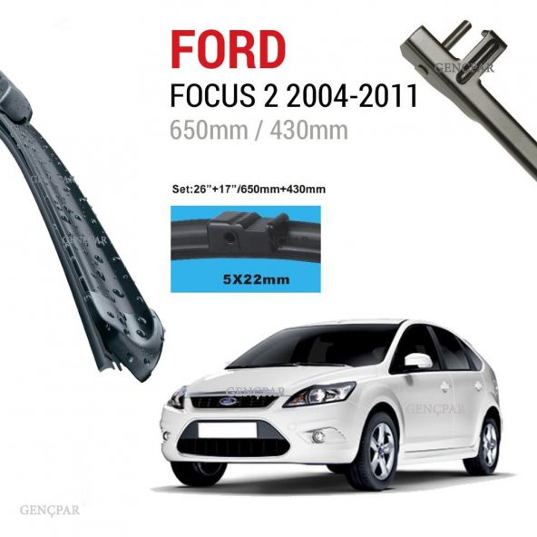 Ford Focus 2 Silecek Takımı 2004-2011 ürün görseli 1