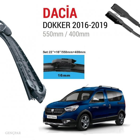 Dacia Dokker Silecek Takımı 2016-2019 ürün görseli 1
