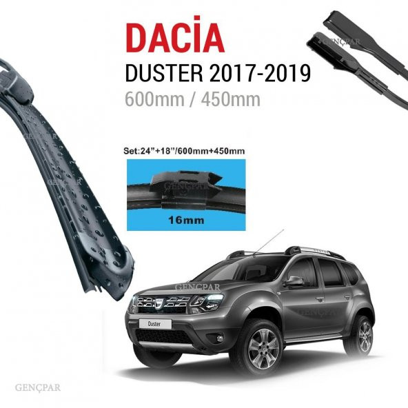 Dacia Duster Silecek Takımı 2017-2019 ürün görseli 1