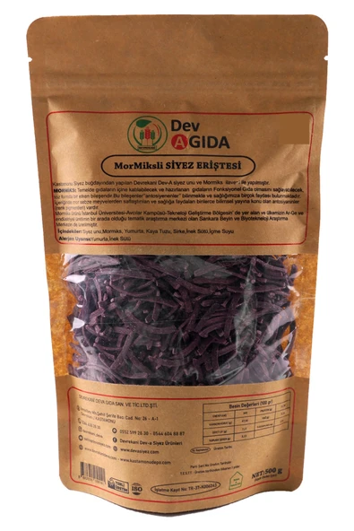 MOR SİYEZ ERİŞTESİ 500G ürün görseli 1