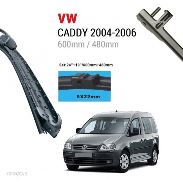 volkswagen Caddy Silecek Takımı 2004-2006 ürün görseli 1
