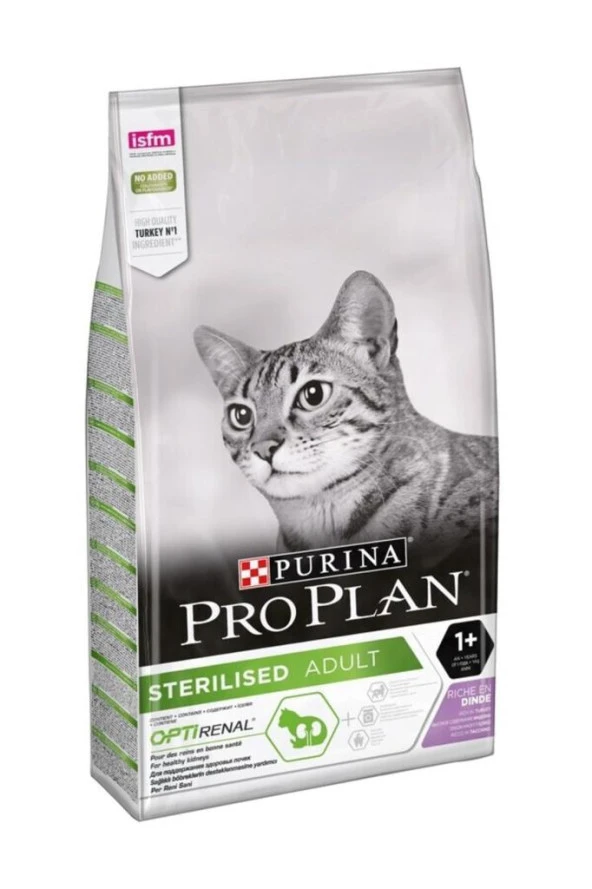 Proplan Pro Plan Sterilised Tavuklu Ve Hindili Kısırlaştırılmış Kedi Maması 3 Kg ürün görseli 1