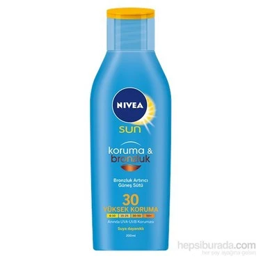 NIVEA Sun Koruma&bronzluk Bronzluk Arttirici Güneş Losyonu Gkf 30 200 ml ürün görseli 1