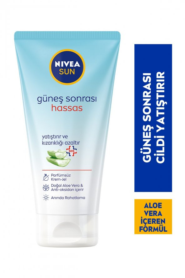 NiveaSun Güneş Sonrası Hassas Krem Jel 175 ml ürün görseli 1