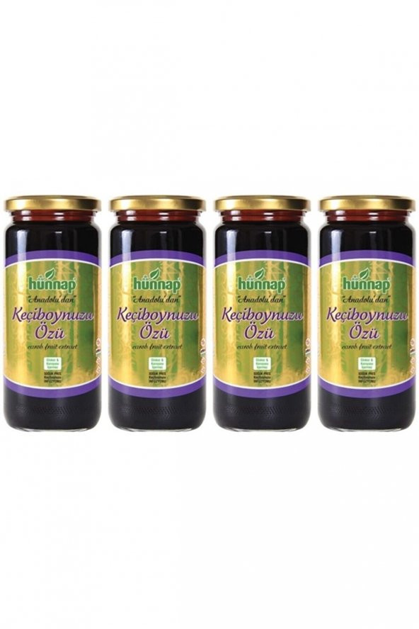 Hünnap Keçiboynuzu Özü 500 Ml X 4 Adet ürün görseli 1