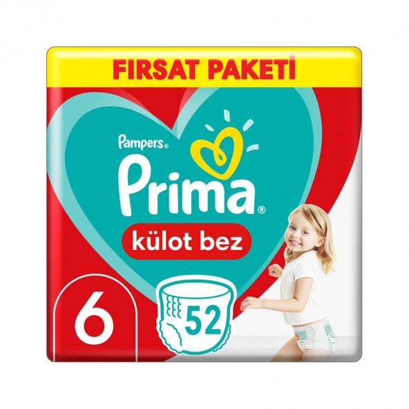 Prima Külot Bez Fırsat Paketi 6 Beden 52 Adet ürün görseli 1