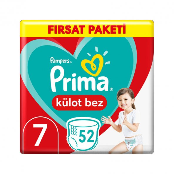 Prima Külot Bez Fırsat Paketi 7 Beden 52 Adet ürün görseli 1