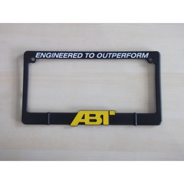 KARE PLAKALIK PLASTİK 31x16 CM (SARI AST LOGOLU) (KARE PLAKA) SPORT PLAKALIK ürün görseli 1