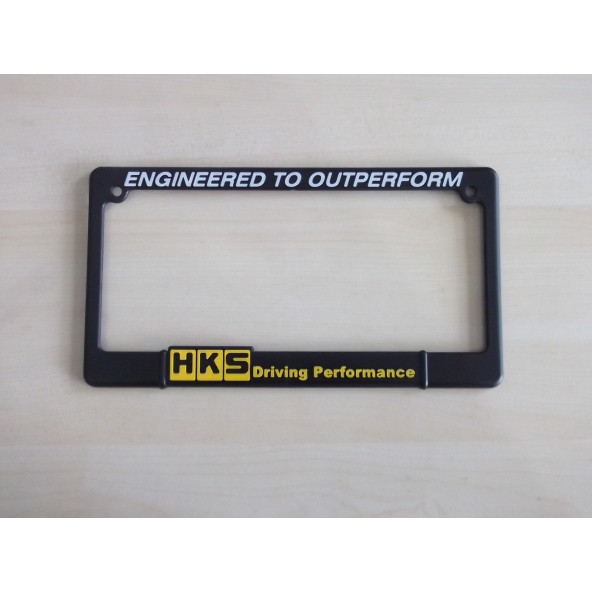 KARE PLAKALIK PLASTİK 31x16 CM (SARI HKS LOGOLU) (KARE PLAKA) SPORT PLAKALIK ürün görseli 1