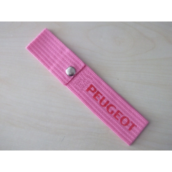 PEUGEOT TAMPON ÇEKİ İPİ PEMBE-KIRMIZI (PEUGEOT TAMPON ASKISI) TAMPON SÜSÜ - TAMPON DİLİ -TAMPON İPİ ürün görseli 1