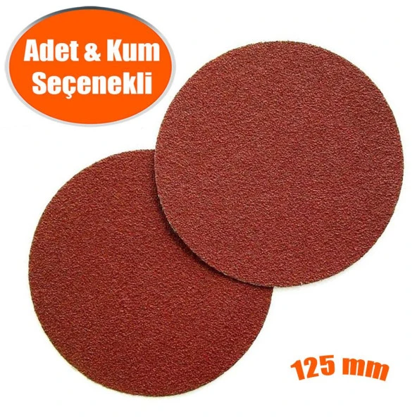 Ugr-Nikon Cırt Zımpara 125 mm 40-120 Kum 1-5-10-50-100 ADET SEÇİN ürün görseli 1