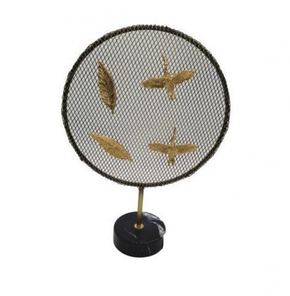 Crearthome Çember Metal Eskitme Renk Dekoratif Obje 36x25 cm SMT-5-ES ürün görseli 1