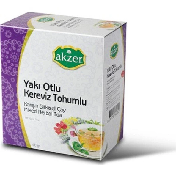 Akzer Yakıotlu Kereviz Tohumlu Çay 60lı Süzen Poşet ürün görseli 1