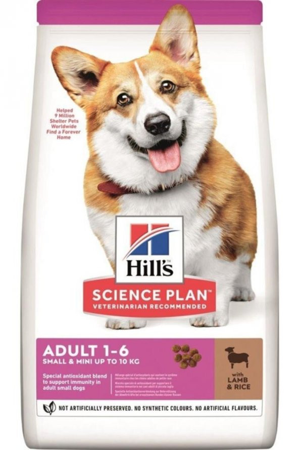 Hills Hills Kuzulu ve Pirinçli Küçük Irk Yetişkin Köpek Maması 1,5kg ürün görseli 1