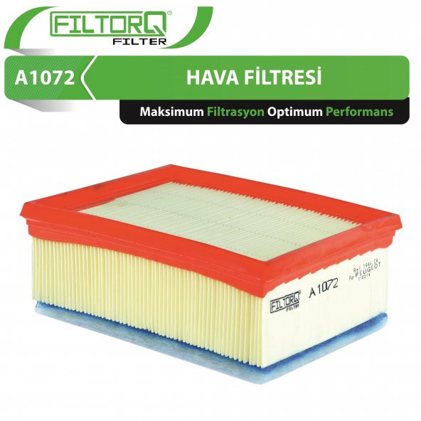 A1072 Cıtroen Berlingo I 1.9D-2.0 HDI 1998-2002 Filtorq Hava Filtresi ürün görseli 1