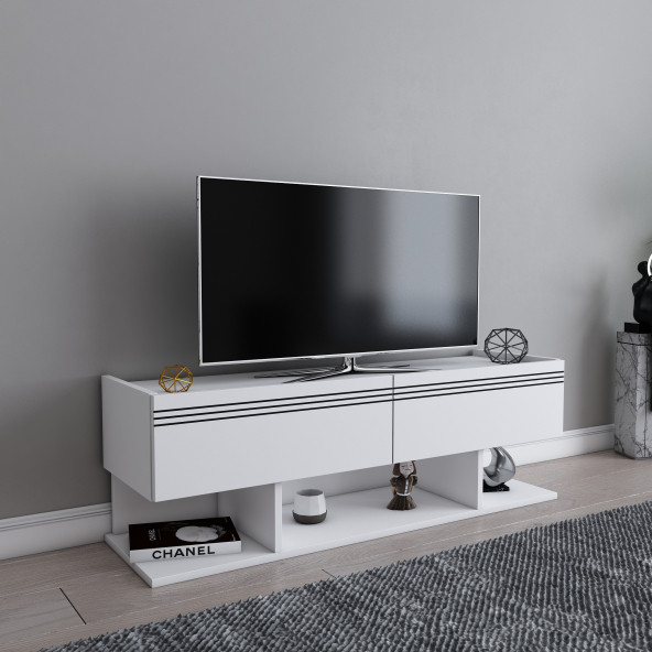EVDEKİMODA KAŞE TV ÜNİTESİ (BEYAZ) ürün görseli 1