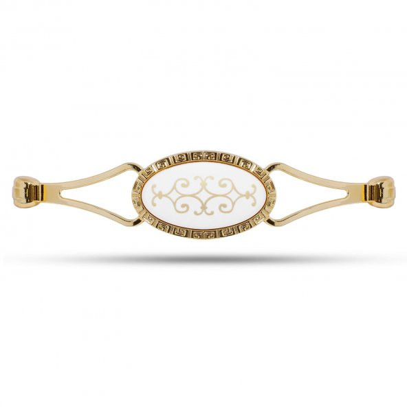 Seçil Çekmece Dolap Kapak Kulpu Kulbu 128 mm Gold Metal Kulp ürün görseli 1