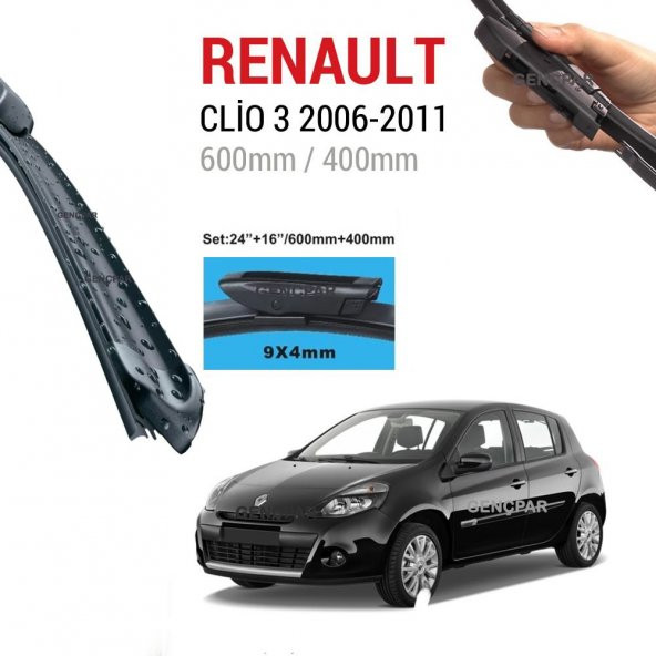 Renault Clio 3 Silecek Takımı 2006-2011 ürün görseli 1