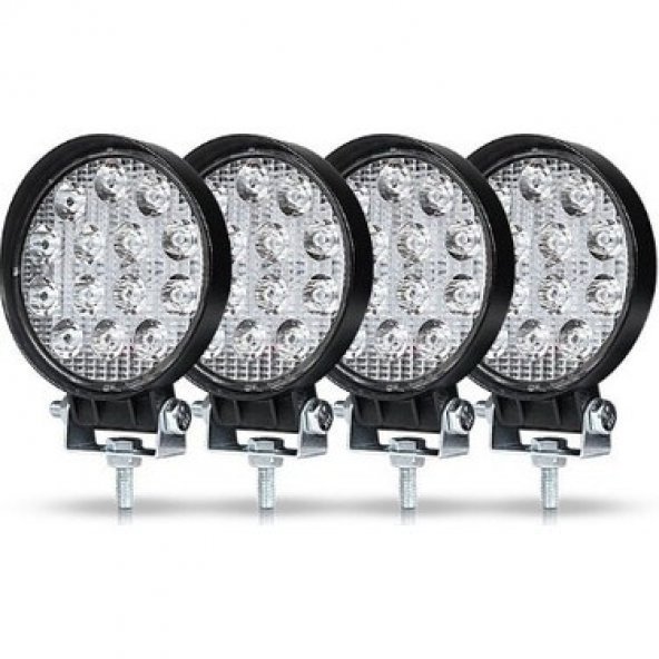 OFF ROAD ARAZİ ARACI LEDLİ AYDINLATMA 12V 4 ADET YÜKSEK AYDINLATMA ürün görseli 1