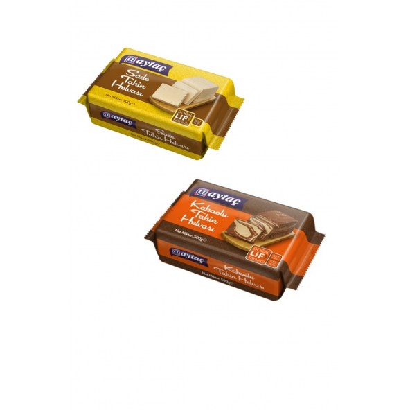 Aytaç Helva 500 g. x 2 (Sade + Kakaolu) ürün görseli 1