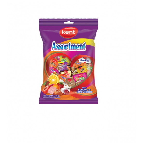 Kent Assortment 375 g. - Karışık Bonbon ve Toffe Şekerleme ürün görseli 1