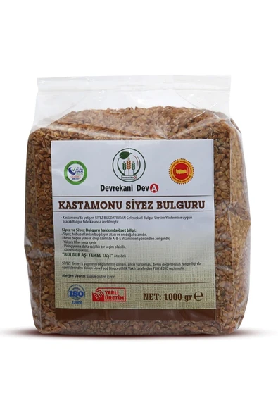 KASTAMONU SİYEZ BULGURU 1KG ürün görseli 1