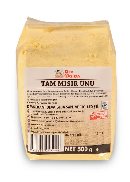 TAM MISIR UNU 500G ürün görseli 1