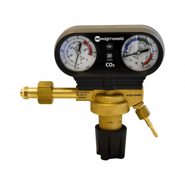 Magmaweld CO2 BASINÇ DÜŞÜRÜCÜ (REGÜLATÖRÜ) - W21-8x1/14 INC-7020001005 ürün görseli 1